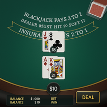 RealSpin - Blackjack Table Game - Real Money